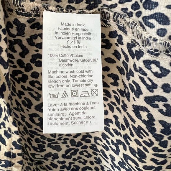 J. Crew Leopard Print Button Down Blouse - Picture 6 of 6